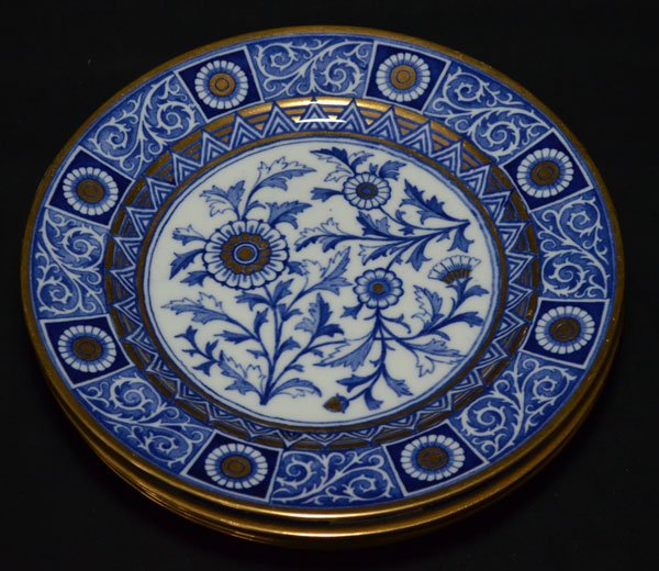 5 Minton Connaught Japan Plates: They measure 9" diameter.