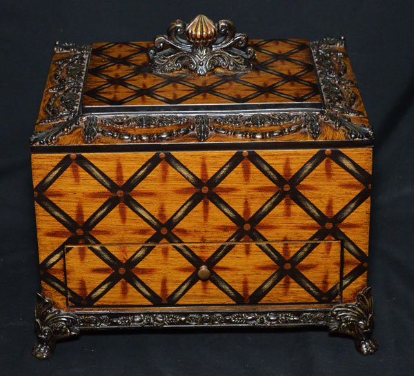 Contemporary Decorative Wooden Wine Gift Box: The box is designed for holding bottles of wine and features a drawer at the bottom. The box measures 13" tall x 14.25" x 12"deep.
