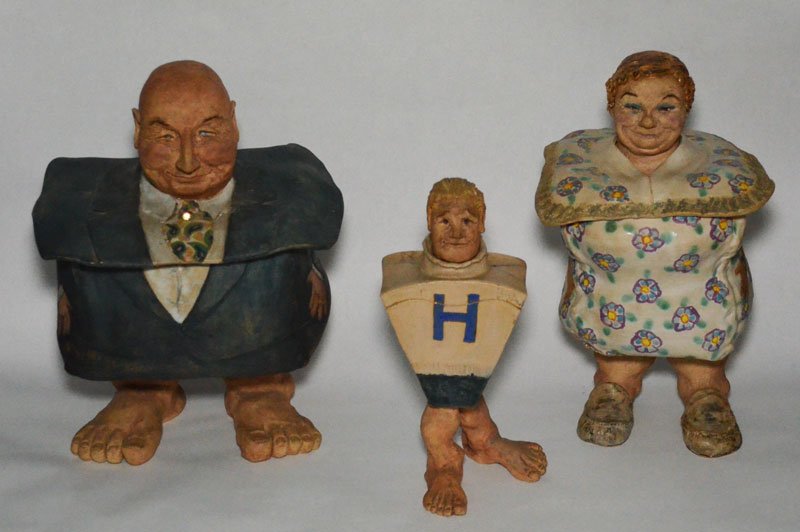 3 Gloria Sherman Art Pottery Biscuit Jars (1 of 5)