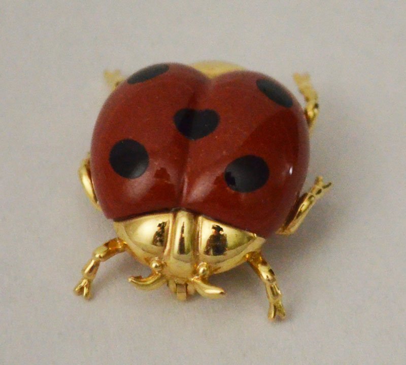 Asch Grossbardt 14k Gold Lady Bug (1 of 3)