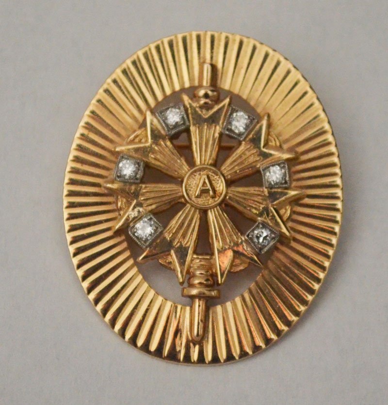14k Gold & Diamond Pin (1 of 2)