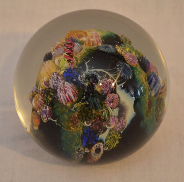 Josh Simpson Underwater Art Glass Paperweight (1 of 4)