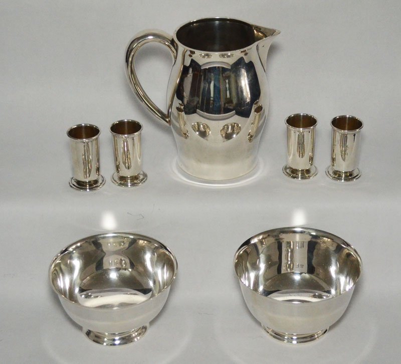 7 pc Sterling Silver Lot w/ a Pitcher & Bowls (1 of 3)
