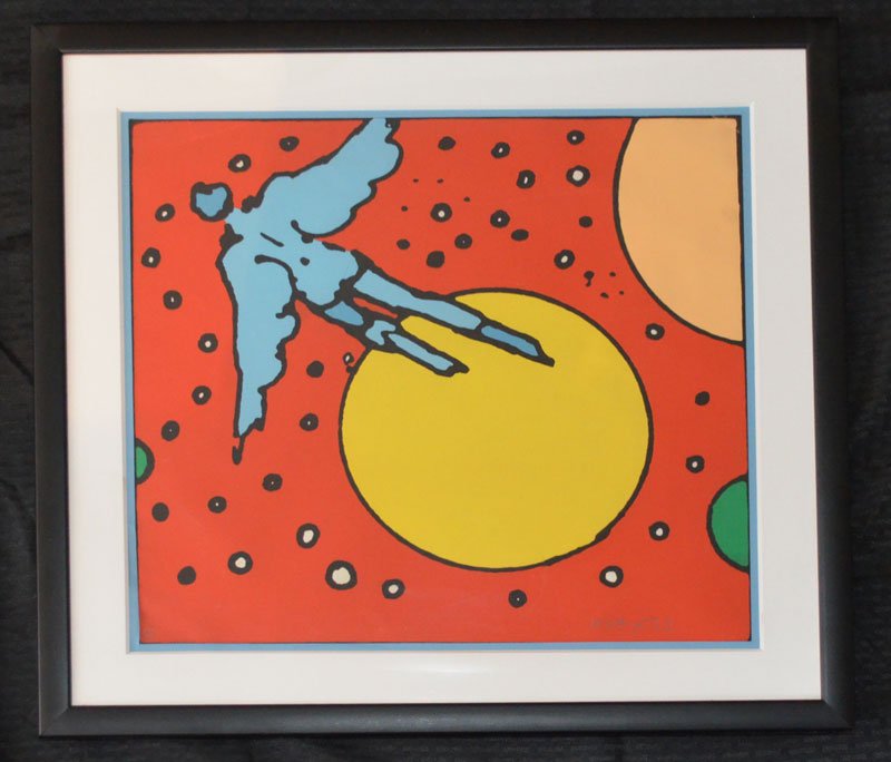 Peter Max Signed Litho  Number 268/300 (1 of 5)