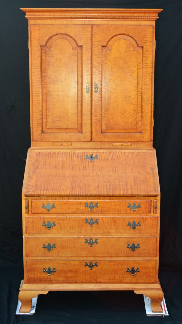 Eldred Wheeler Tiger Maple Secretary (1 of 9)