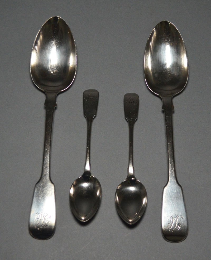 4 British Sterling Silver Spoons (1 of 2)
