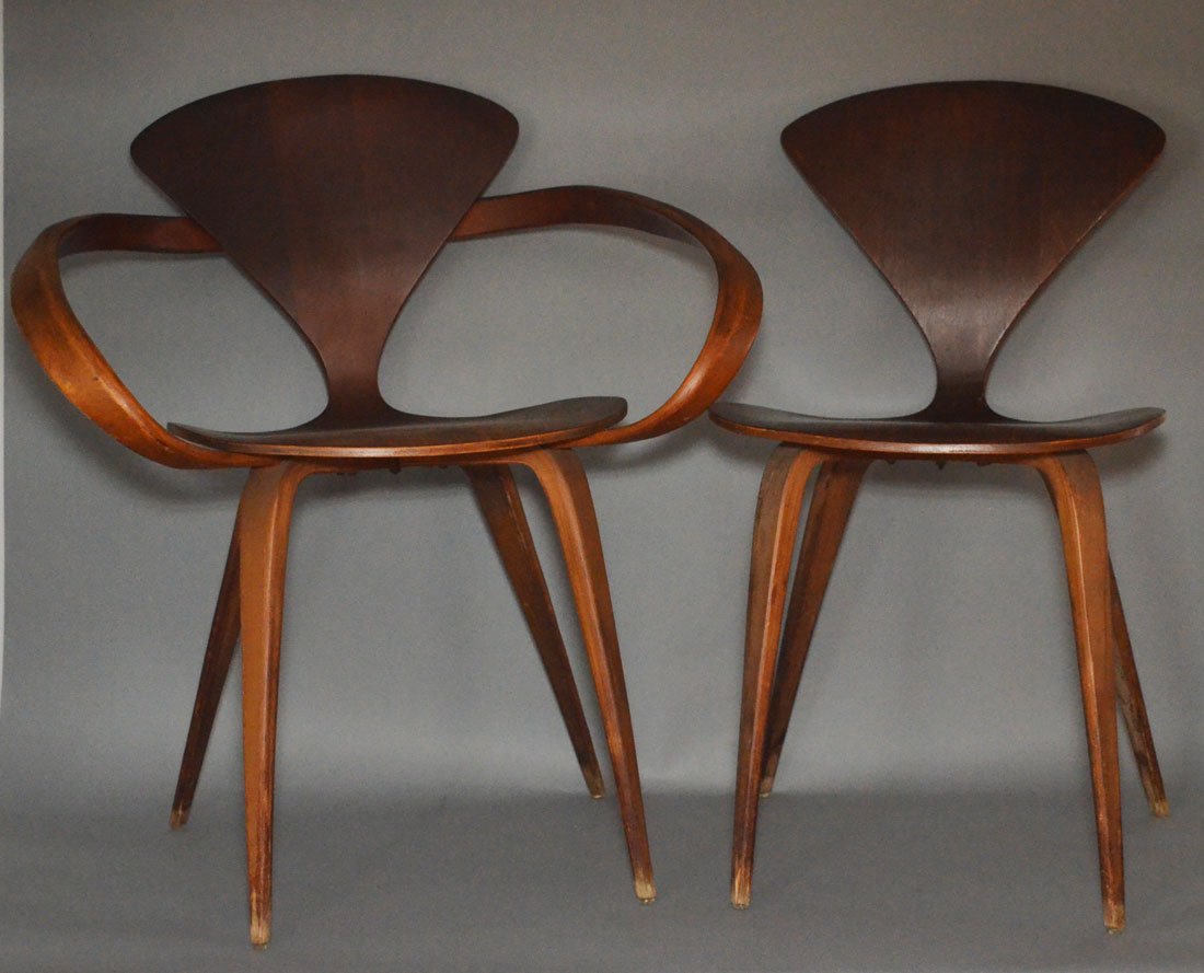 Set Of  8 Norman Cherner For Plycraft Mid Century (1 of 6)
