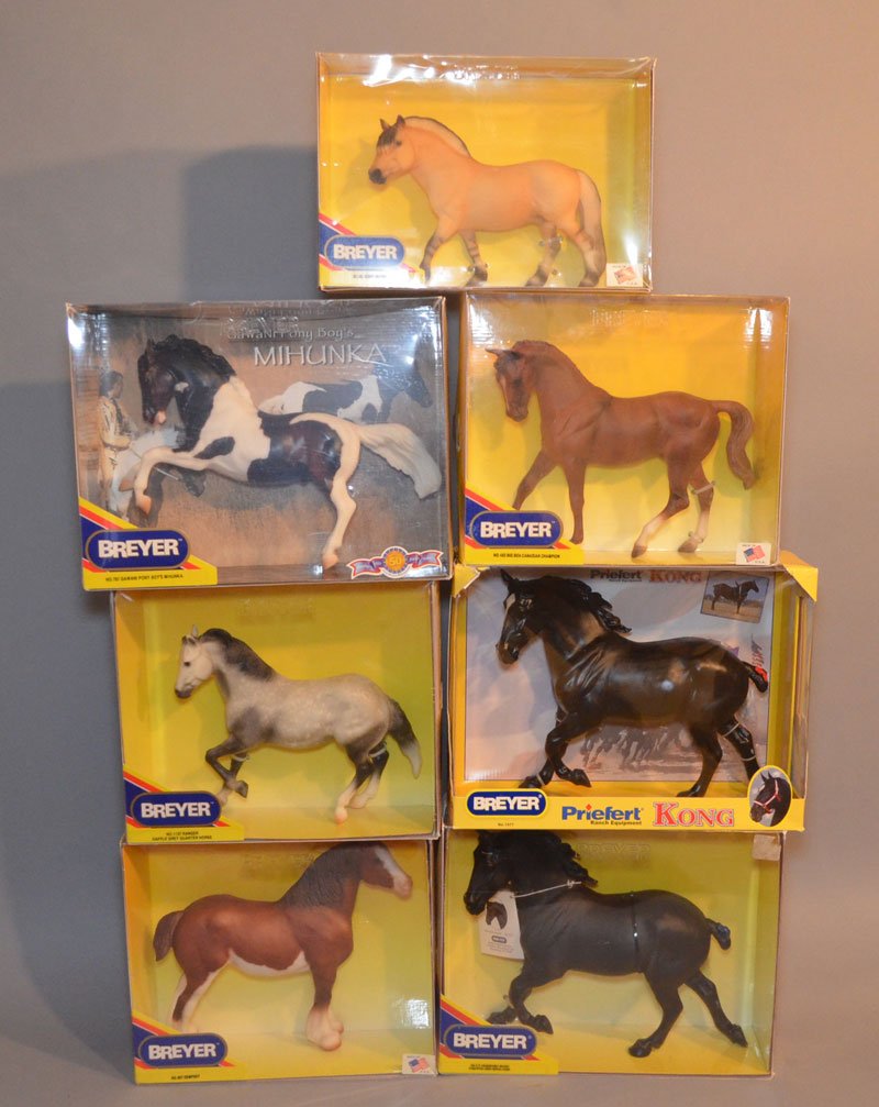 Lot of 7 Breyer Boxed Horses (1 of 1)