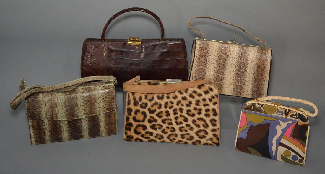 Lot Of Chic Vintage Jackie-O Style Pocketbooks (1 of 4)