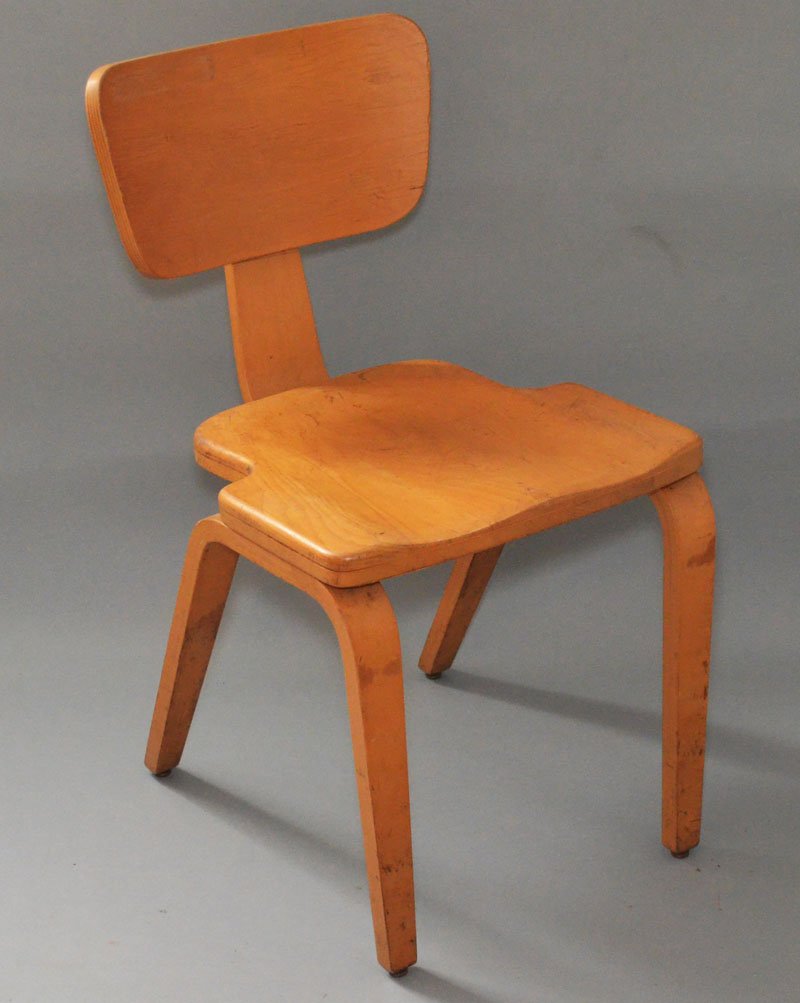 4 Thonet Bent Wood School Chairs (1 of 5)