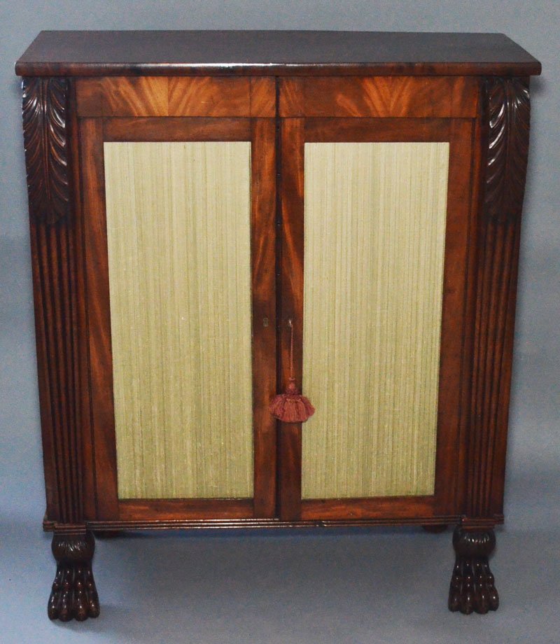 English Mahogany Regency Collectors' Cabinet (1 of 4)