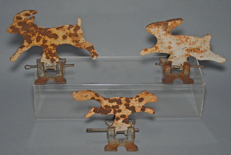 3 Vintage Cast Iron Shooting Targets (1 of 4)