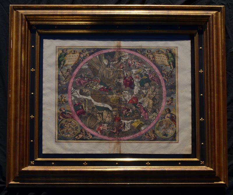 Andreas Cellarius Coeli Christi Misphae Map (1 of 6)