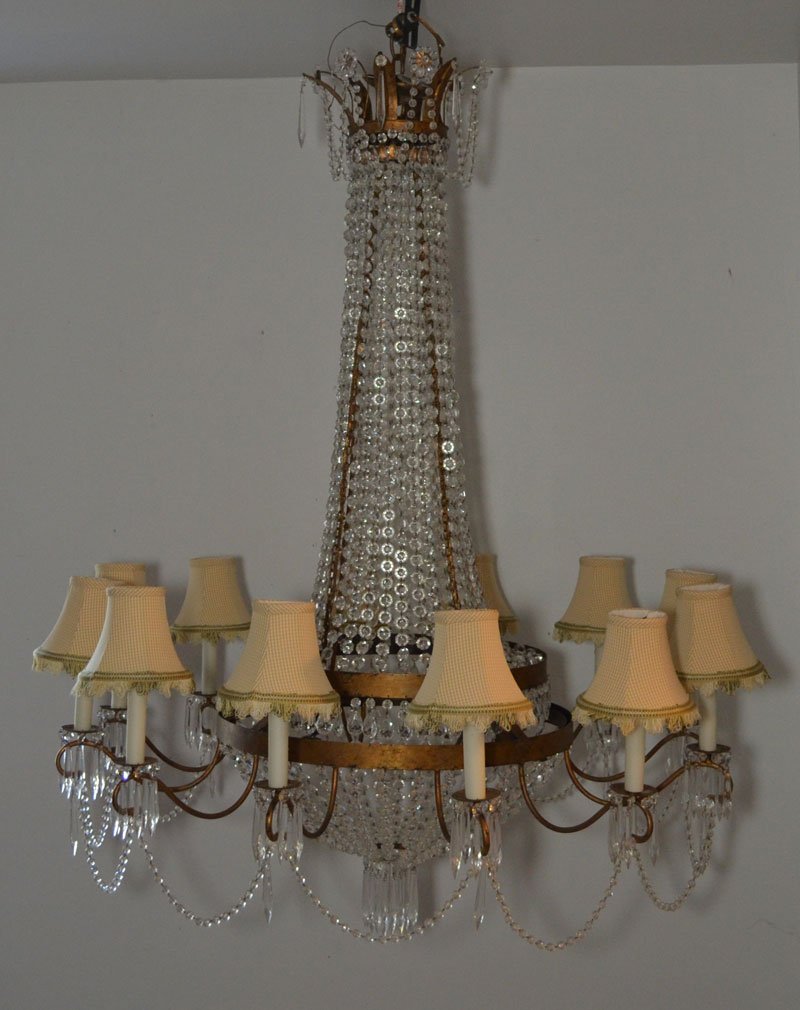 Incredible Large French Crystal Chandelier (1 of 4)