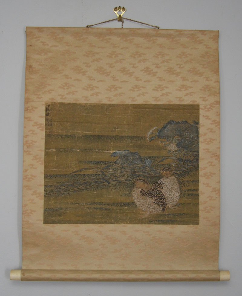 Estate Fresh  Old Chinese Scroll Painting (1 of 3)