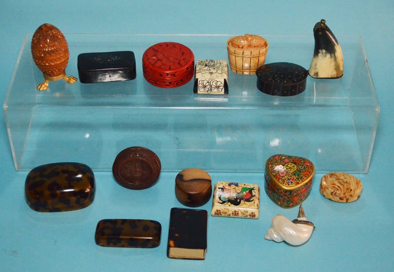 Misc Dealer's Lot of 12 Boxes & Antique Accessories (1 of 5)