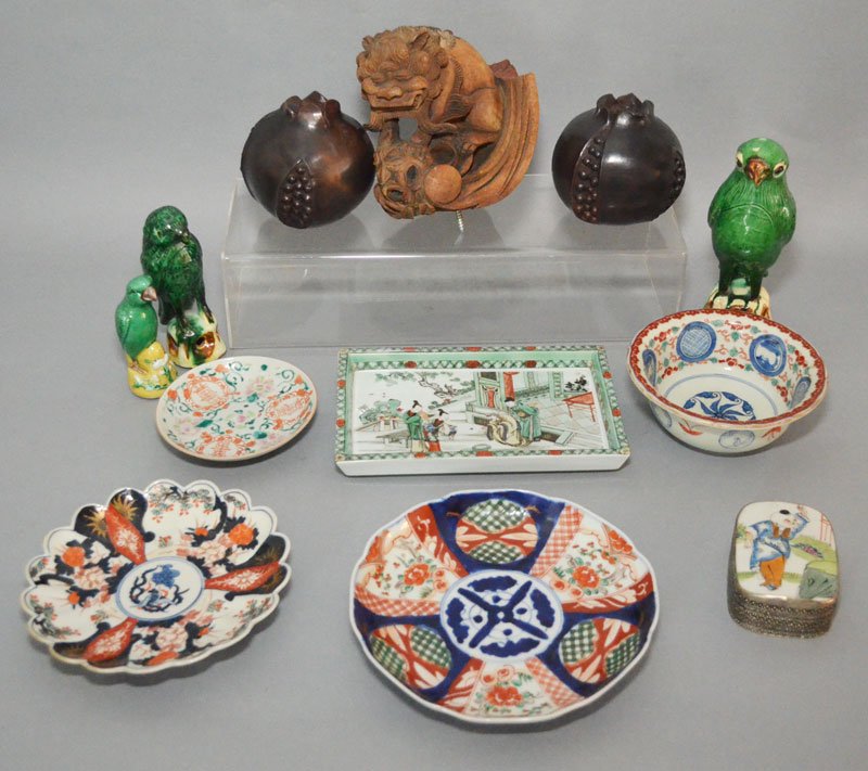 Lot of Antique Chinese Porcelain & Accessories (1 of 6)