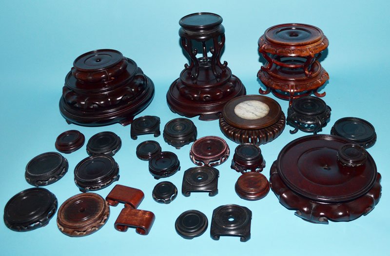 Large Collection of Asian Display Stands (1 of 5)