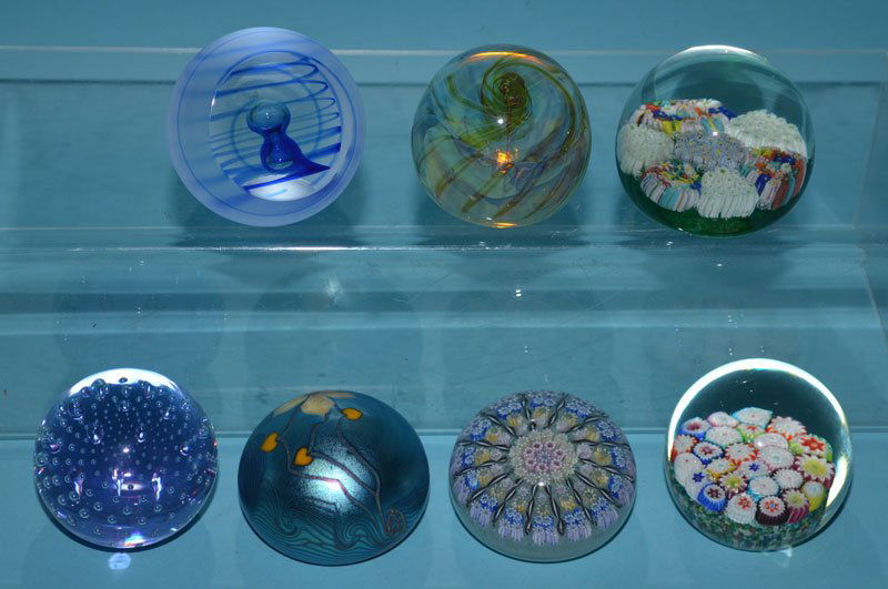 7 Paperweights (Orient & Flume, Slade, Millefiori) (1 of 4)