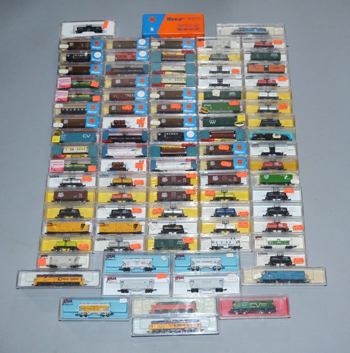 91 N Scale Model Trains (Atlas, Roco) (1 of 5)