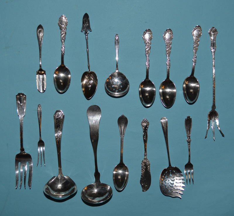 Group Sterling Silver Flatware / Accessories (1 of 6)