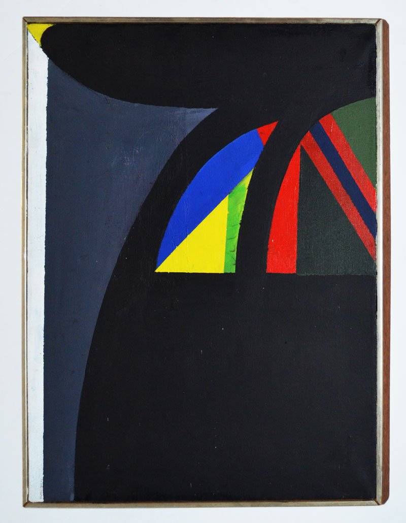Mid Century Modern Abstract Signed Paderewski (1 of 3)