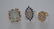 Group of 14k Gold Rings w Diamond, Spinel, Sapphire