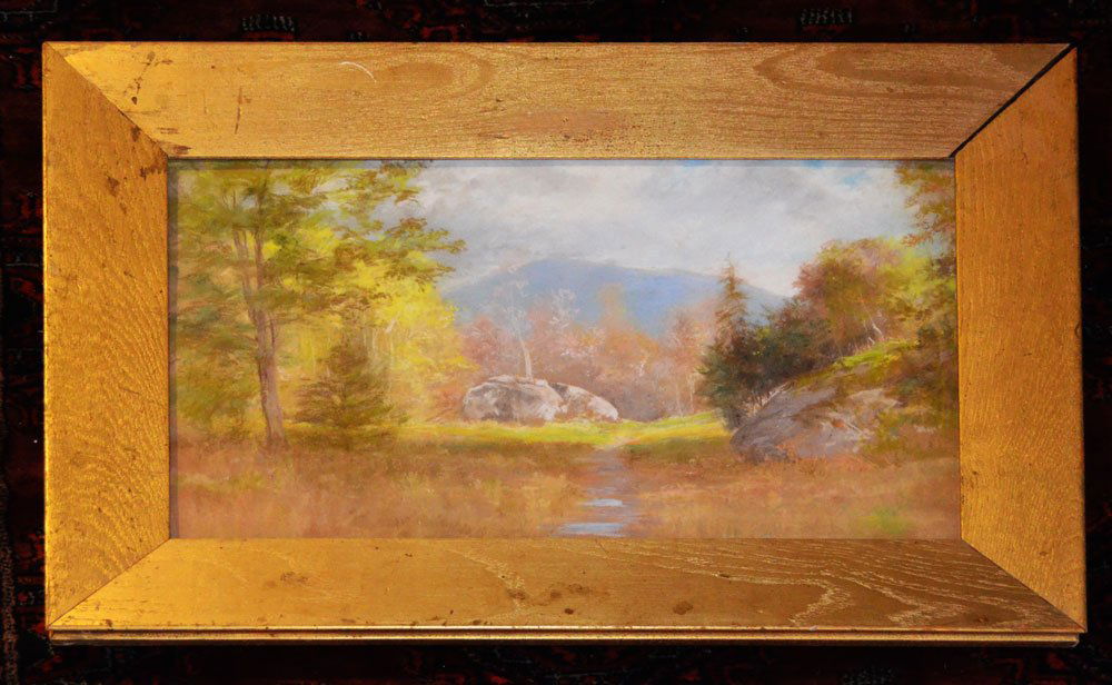 Willard Leroy Metcalf Pastel Landscape Painting (1 of 5)