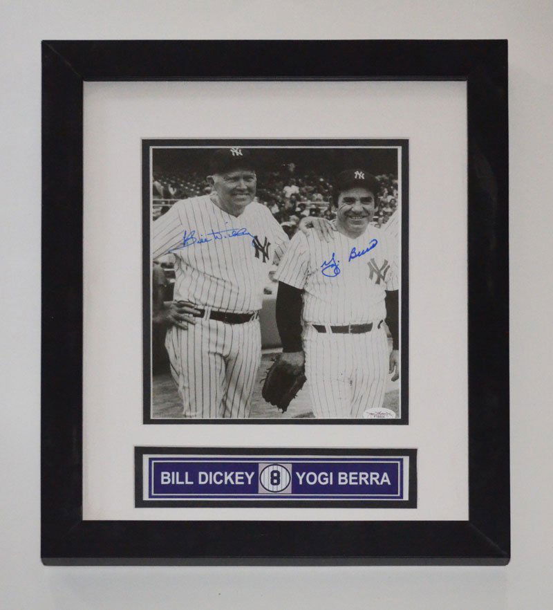Bill Dickey & Yogi Berra Framed Signed Photograph (1 of 3)