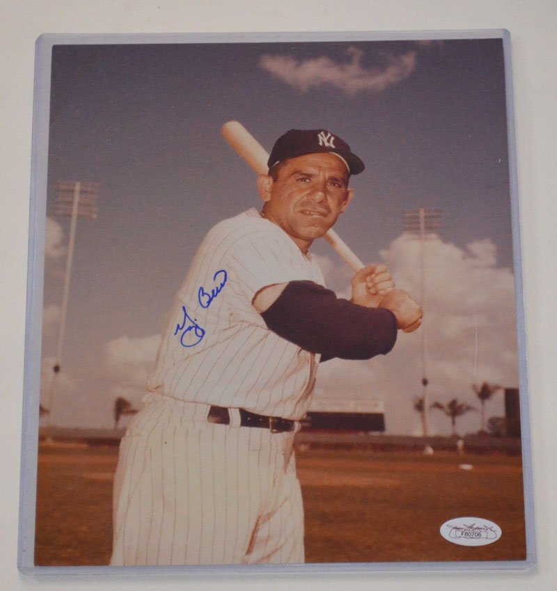 Signed Yogi Berra Photograph w COA (1 of 2)