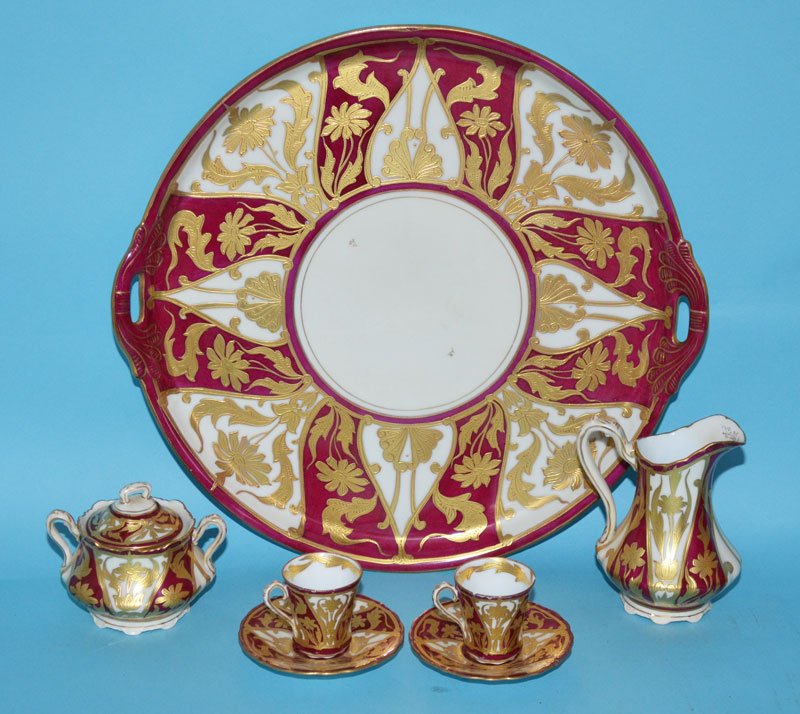 Elegant Ovington Brothers Porcelain Demitasse Set (1 of 1)