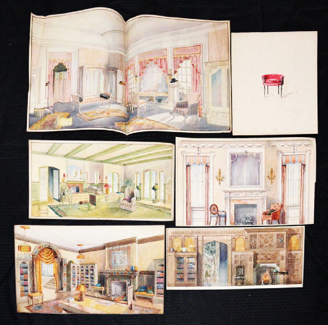 Large Lot of Theatre Drawings  by Carolyn Bergmann (1 of 5)