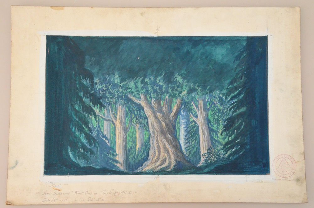 Lee Simonson Siegfried Scene Theatre Design Painting (1 of 4)