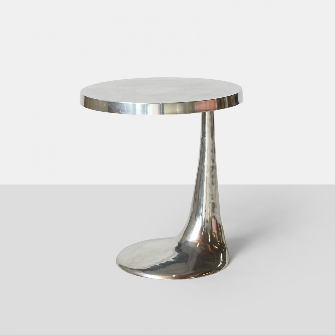 Beautiful Aluminum Occasional Table (1 of 5)