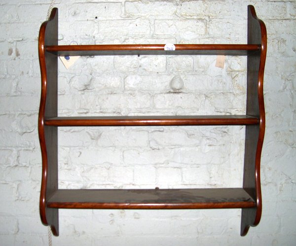 Georgian Provincial Mahogany Hanging Shelf