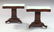 1214: American Late Classical Mahogany Console Tables
