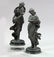 642: Pair of French Cast-Iron Garniture Figures