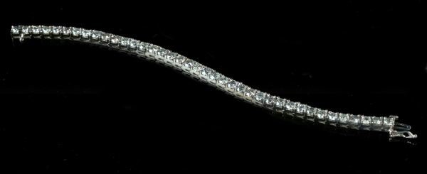 Gold and Diamond "Tennis" Bracelet