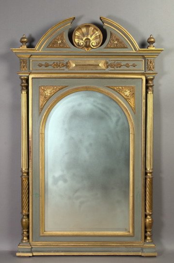 Italian Neoclassical-Style Wooden Mirror