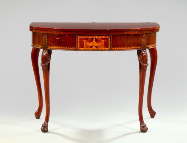 George III-Style Mahogany Games Table