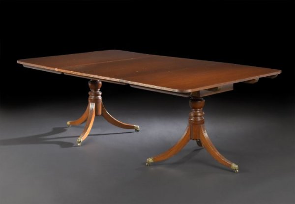 George III-Style Mahogany Dining Table,