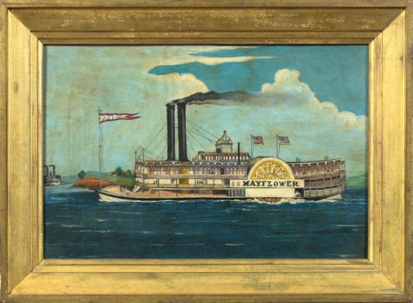 After Charles H. Parsons (American, 1821-1910): After Charles H. Parsons (American, 1821-1910) and Currier and Ives (American, 19th Century) "High Pressure Steamboat Mayflower: First class Packet Between St. Louis and New Orleans", third quarter 19