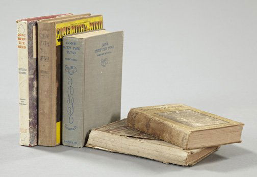 Approximately Eleven Volumes of Novels,: Approximately Eleven Volumes of Novels, including Gone with the Wind, Told by Uncle Remus, The Sinking of the Titanic, by L. T. Myers, ca. 1912, and Nicholas Nickleby by Charles Dickens, among others.