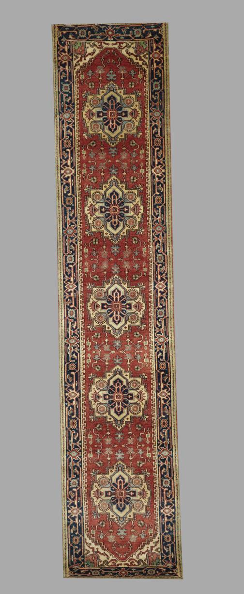 Agra Serapi Runner,: Agra Serapi Runner, 2' 7" x 12' 2".