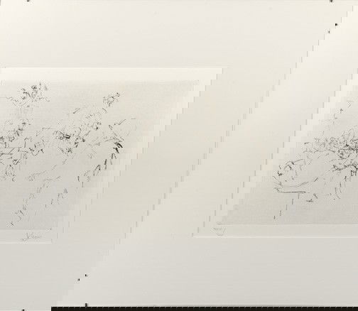 Jack Levine (American/New York, b. 1915): Jack Levine (American/New York, b. 1915) "Victoria's Jubilee", 1967, soft ground etching, signed in pencil lower right "J. Levine", pencil numbered lower left "XXVI/XLV", sight 10-1/4" x 13-1/4". Glaz