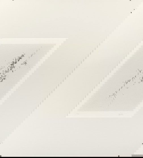 Jack Levine (American/New York, b. 1915): Jack Levine (American/New York, b. 1915) "Judas Maccabeus", 1963-1964, etching, signed pencil lower right "J. Levine", numbered lower left "21/100", sight 11" x 9-1/4". Matted and mounted for hanging.