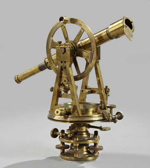 Fine Stanley, London, Yacht Compass/Telescope: Fine Stanley, London, Yacht Compass/Telescope, second quarter 20th century, composed of brass, steel and glass, the silvered brass dial fully signed and bearing the serial number 7537, complete with i
