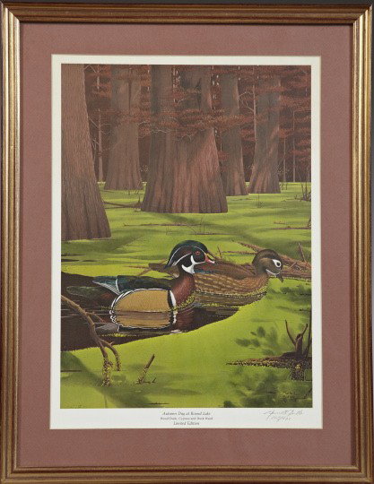 Murrell Butler (American/Louisiana, 20th/21st): Murrell Butler (American/Louisiana, 20th/21st Century) "Spring Morning in the Tunica Hills", "Green-Wings on the Big Bayou Sara", "Summer Day at Molix Gap", "Autumn Day at Round Lake" and "Winter Even