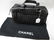 Ladies Chanel black leather handbag