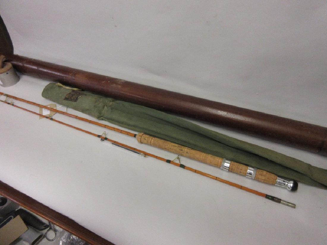 Hardy ' The Wanless ' 7/8lb split cane rod with (1 of 1)